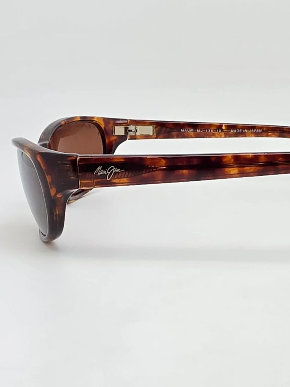 Maui Jim MJ-136-10 Cyclone Tortoise Frame Polarized HCL Bronze Lens Sunglasses
